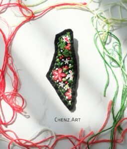 Read more about the article بترون خريطة فلسطين المزهرة