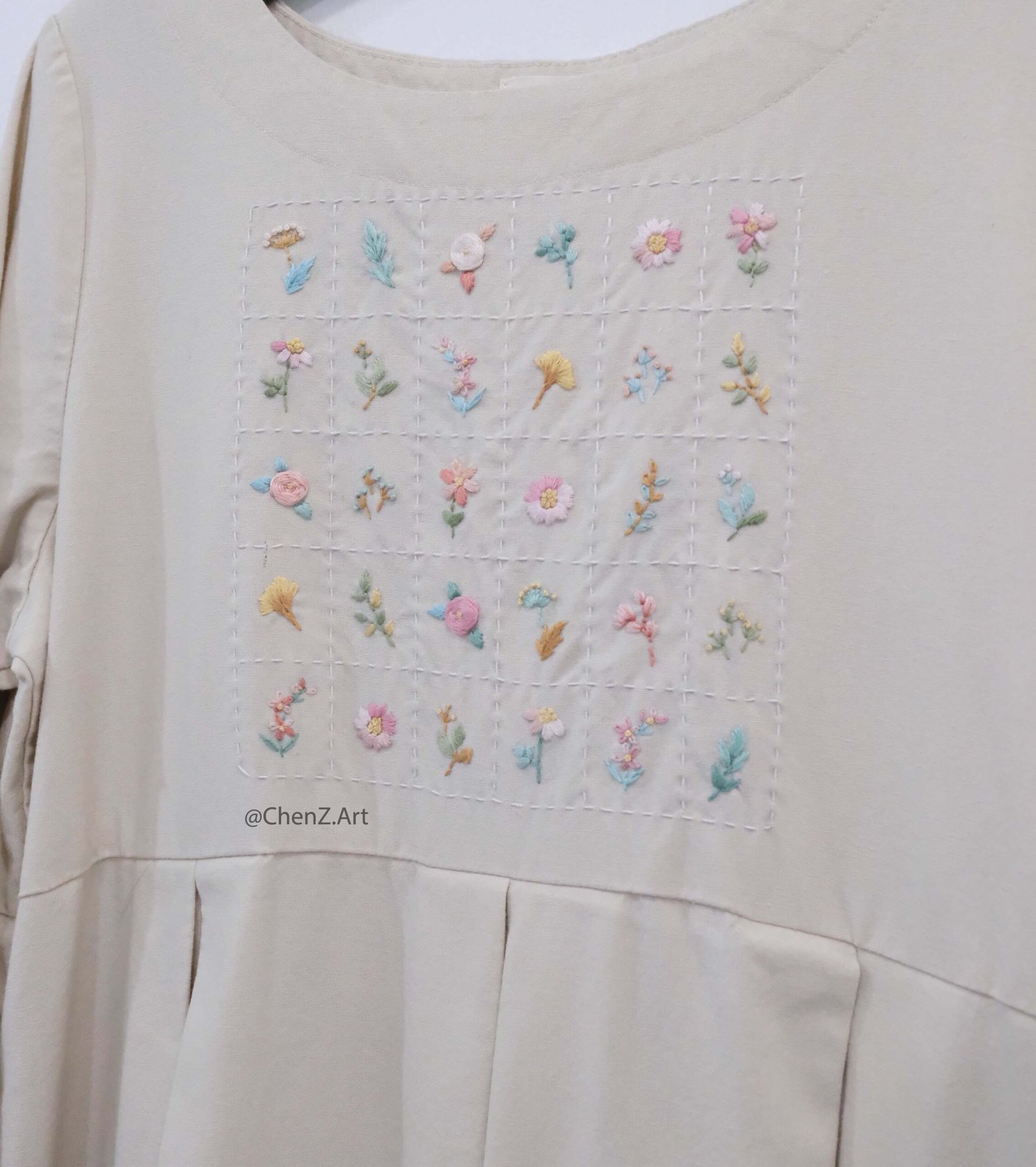 You are currently viewing بترون مربعات الأزهار